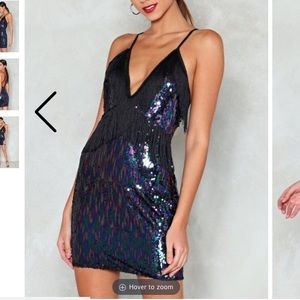 Nasty Gal Sequin Mini Dress